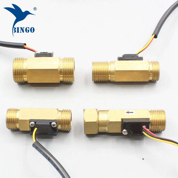 G3/4in DN60 Wasserdurchflusssensor Schalter Durchflussmesser Flüssigkeit 2-45L/m 